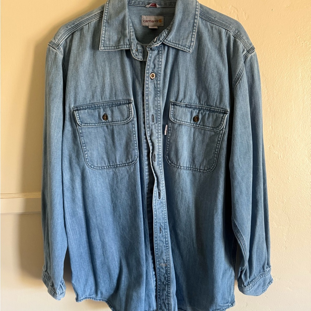 Carhartt Light Blue Denim Shirt